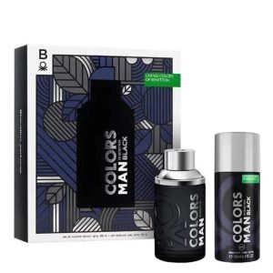 Estuche Benetton Colors Man Black 2 Pcs Hombre Edt