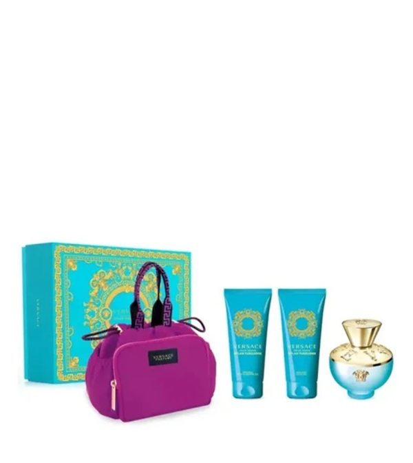 Set Dylan Turquoise Versace 4 Pcs Mujer Edp