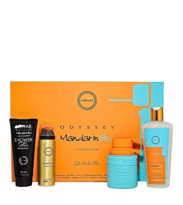 Set Odyssey Mandarin Sky Armaf 4 Pcs Edp