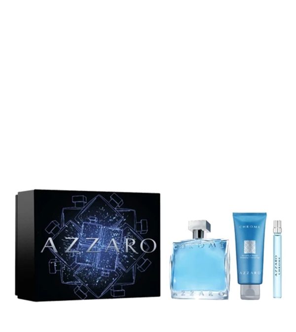 Set Azzaro Chrome Azzaro 3 Pcs Edt