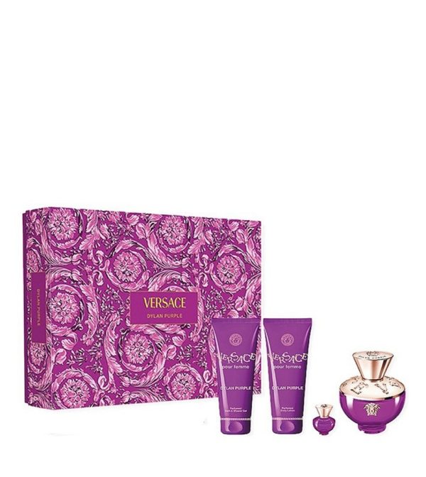Set Dylan Purple Versace 4 Pcs Edp Mujer
