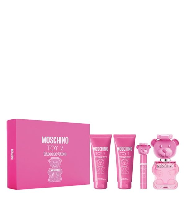 Set Toy 2 Bubble Gum De Moschino 4 Pcs Edt