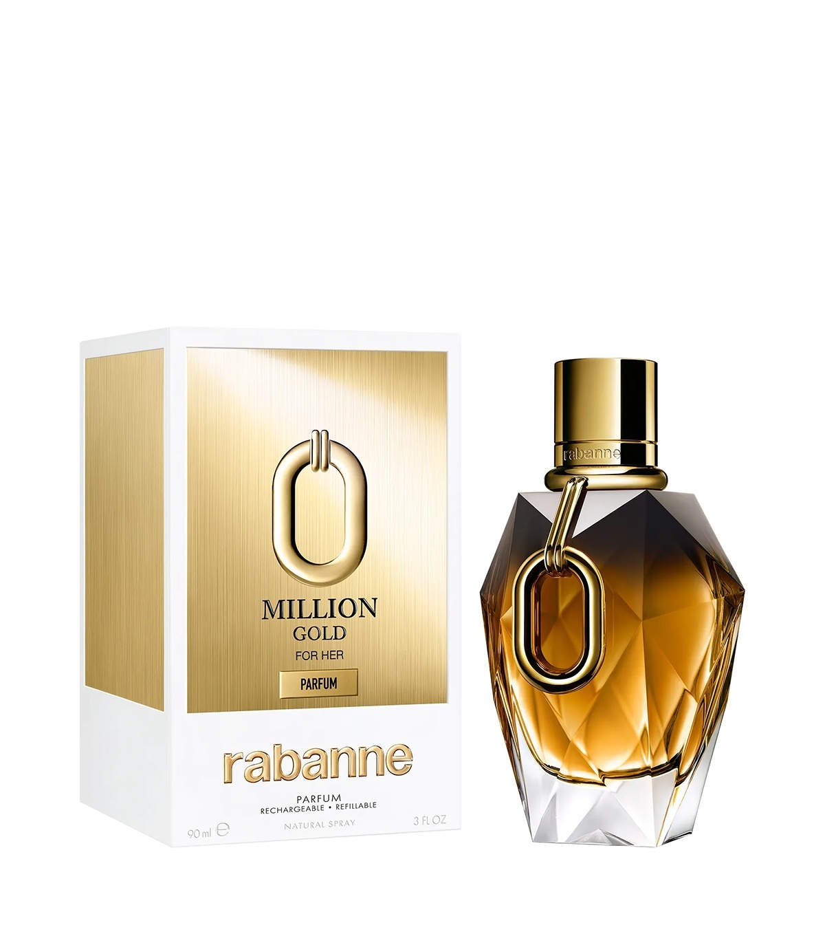 Million Gold Parfum Paco Rabanne 90 Ml Dama
